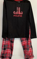 Karen Neuburger Boys 2 Pieces Pajamas, Cherry Plaid, Medium