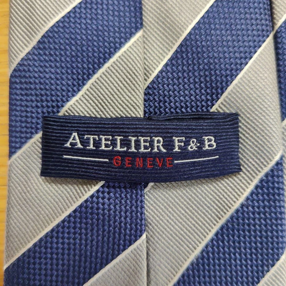 ATELIER F&B blue and border Barneys New York tie - Image 2 of 4