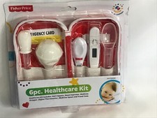 Fisher Price 6 Piece Health Care Kit W/ Travel Case,  FP71000 , New, Sealed.