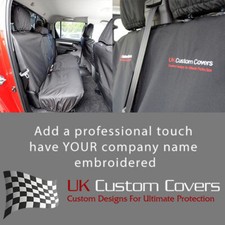 Toyota Hilux Icon Invincible 2025+ Rear Seat Covers Inc Embroidery 261 Bem