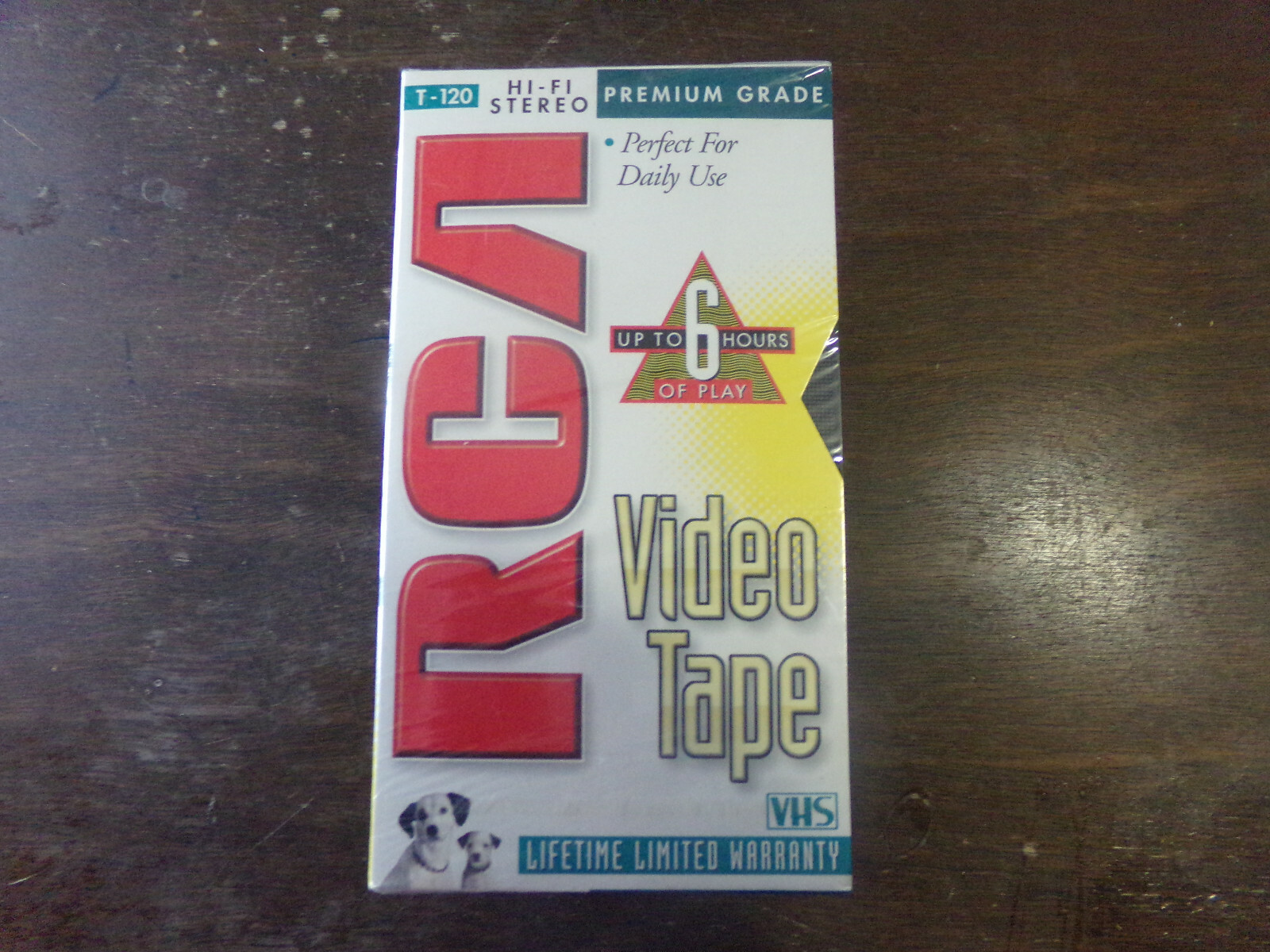 RCA VHS VCR standard grade Blank video tapes six hours T120 SEALED Set