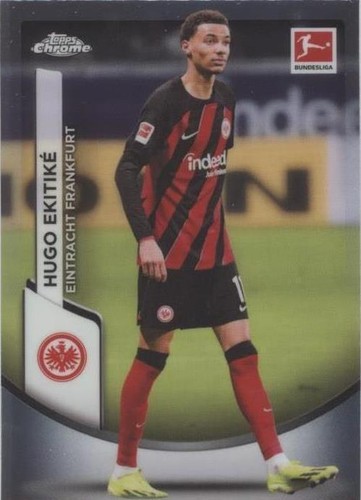 2024-25 Topps Chrome Bundesliga Hugo Ekitike Toppsfractor Auto 41