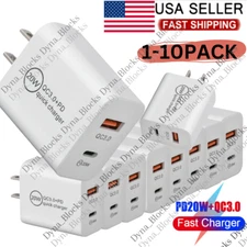 PD 20W USB-C Power Adapter Fast Wall Charger For iPhone 11 16 13 14 Samsung Lot