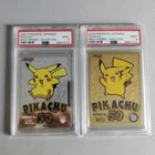 2000 Pokemon PSA 9 Pikachu Meiji Promo Gold and Silver Foil Japanese