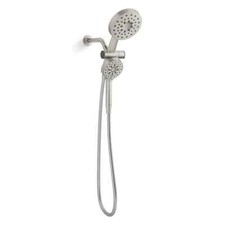 KOHLER Viron Dual Fixed and Handheld Shower Head in Vibrant Brushed Nickel