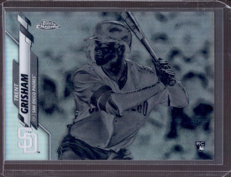 TRENT GRISHAM 2020 Topps Chrome #101 Negative Refractor Rookie RC