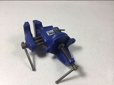 Gibraltar Bench Pipe Vise 3” Jaw Width Swivel Blue