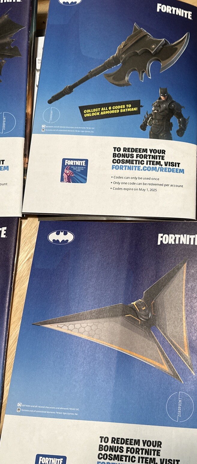 Fortnite Codes Batman Zero Point 16 Codes Messaged eBay