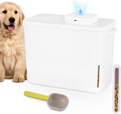 Norcenttech Smart Vacuum Pet Food Storage Container with Auto-Sealing 14.46LBS