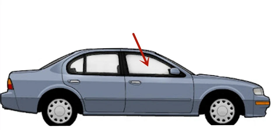 Fits Nissan Maxima Infiniti I30 Passenger Right Side Front Door Window Glass - Imagem 2 de 4