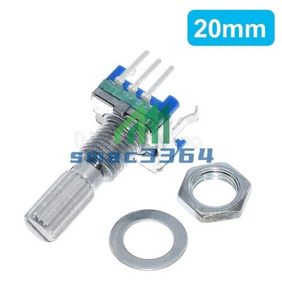 5pcs Rotary encoder with switch EC11 Audio digital potentiometer 20mm handle