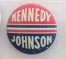 John F Kennedy Small Political Campaign Pinback Button 1960
