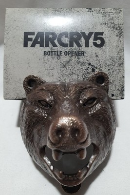Far Cry 5 Cheeseburger Bear Metal Bottle Opener Official Ubisoft Promo Merch NEW