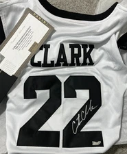 Caitlin Clark Panini Authentic Signed Jersey Autograph Iowa 2024 White