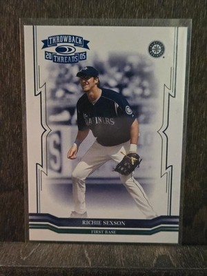 2005 Donruss Throwback Threads Blue Century Proof /150 Richie Sexson #111