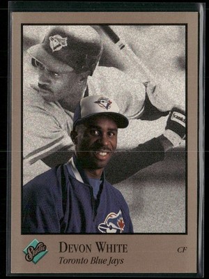 Devon White 1992 Studio #259 Toronto Blue Jays