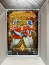 2024 Panini Phoenix - Treasured Tandems John Elway, Terrell Davis #TT-DEN Lazer