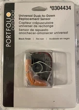 1 Portfolio Outdoor 0304434 Universal Dusk to Dawn Replacement Sensor New