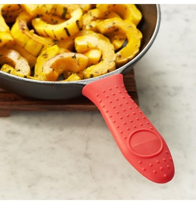 Amazon Basics Silicone Pot Holder Hot Skillet Handle Cover 5.6''L x 1.9''W