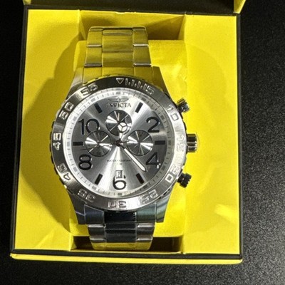 Invicta 1269 Men's Specialty Chronograph Silver Dial Stainless Steel  Watch