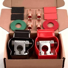 Battery Terminals, Top Post Battery Terminal Connectors, Heavy Duty Auto Car Mar