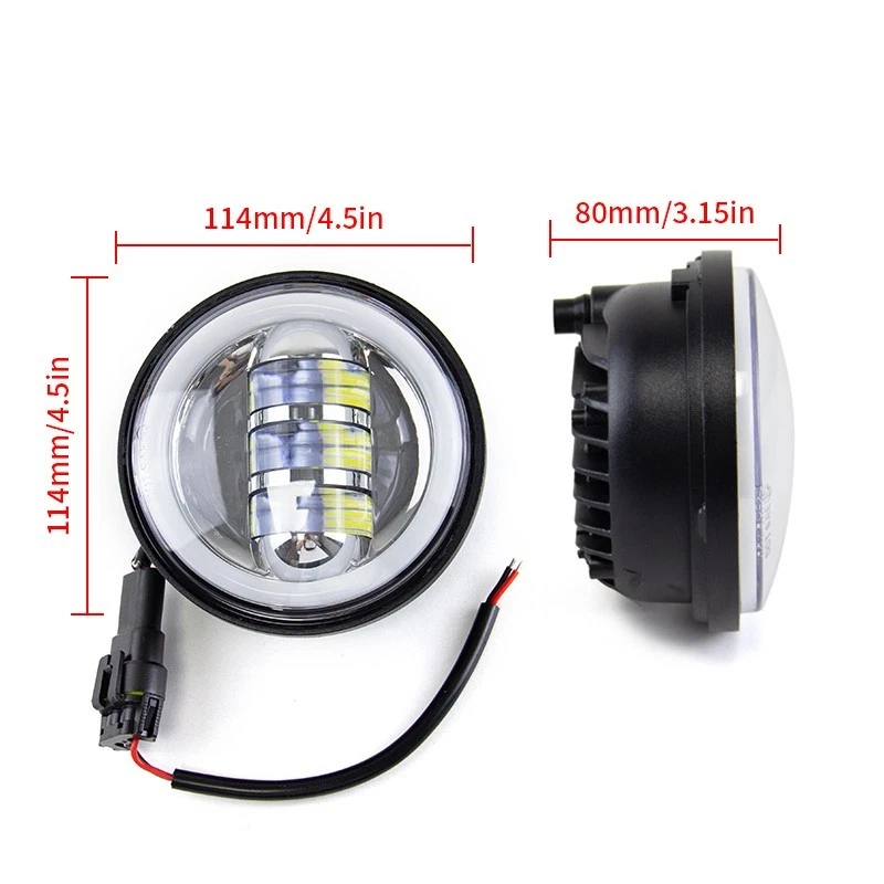 Farol LED DRL de 7 polegadas + luzes de passagem para Harley Davidson Touring Road King - Imagem 3 de 4