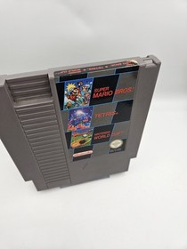 Nintendo NES 3 in 1 Modul Super Mario Bros 1  World Cup  Tetris 1985