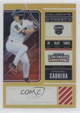 2018 Panini Elite Extra Edition Gold Prizm 10/10 Daniel Cabrera #USA-DC hg6