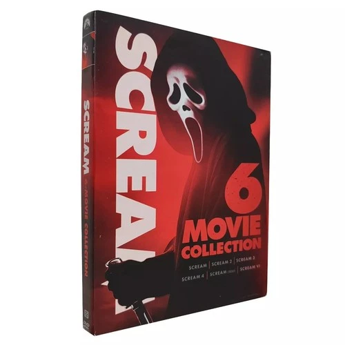 Scream 6-Movie Collection The Complete 1-6 (DVD, 2023, 6-Disc Box Set) New