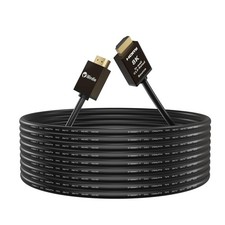 8K Fiber Optic HDMI Cable 50 Feet 16 Meter, in-Wall CL3 , Directional Active ...