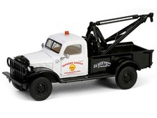 1945 Dodge Power Wagon Wrecker Tow Truck Shell Oil White And Black Running On 1945 Dodge Power Wagon Wrecker Tow Truck Shell Oil White And Black Running On