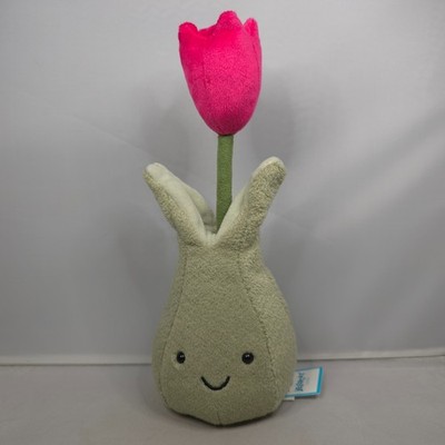 Brandneu mit Etikett Jellycat - Fuchsia Sweet Sproutling - kleines Plüschtier Kuscheltier 9 Zoll seltene Blume