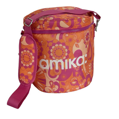 Amika Signature Print Cooler Bag Insulated, Collapsible NWOT