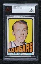 1972-73 Topps Billy Cunningham #215 BVG 8 HOF 0q3