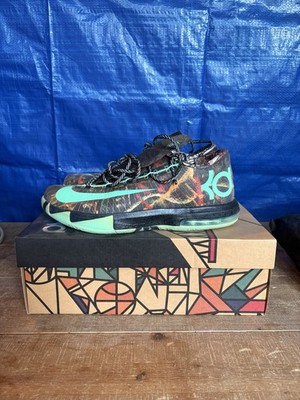 Nike KD 6 VI All Star Gumbo League Illusion Size 9 Sneakers w/ Box 647781-930