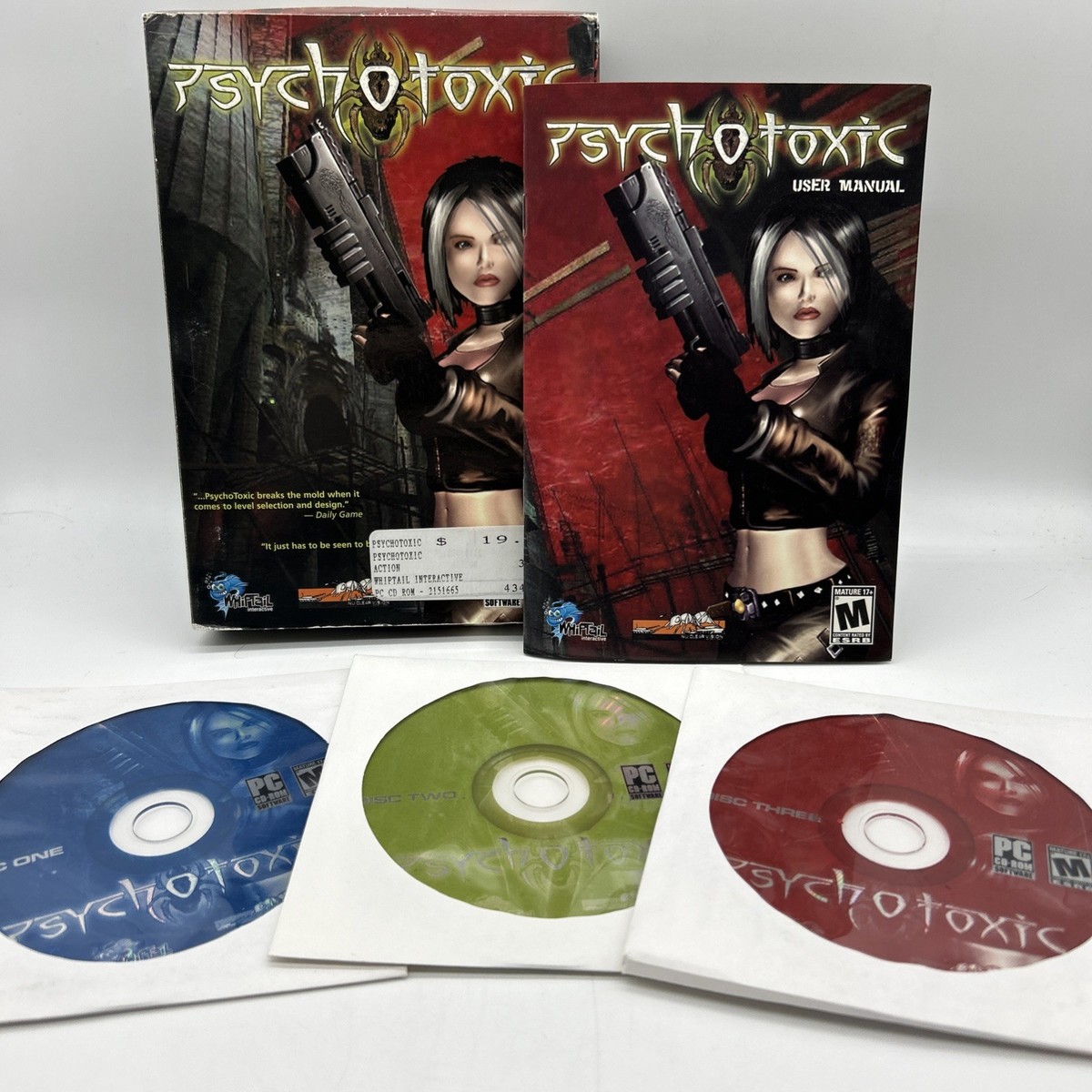 Vintage Computer PC Windows XP Video Game Psychotoxic 2005 CD-Rom