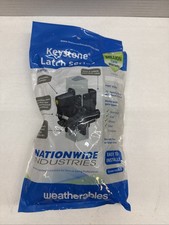 Weatherables WBGA-LATCHKEY-NW Key-Lockable Gate Latch Self Latching Black