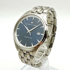 Hamilton Jazzmaster Gent Watch Blue Dial Quartz Timepiece Authentic Classic 7