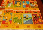 LOT  of (8) THE SIMPSONS TV BERRI FRUIT JUICE CARDS NO's 2 3  5 6 7 8 9 10