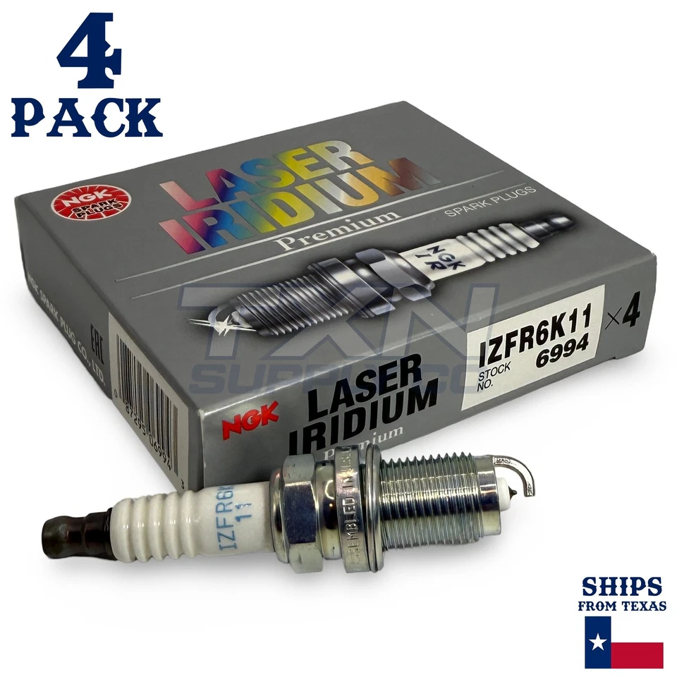 Paquete de 4 bujías NGK Iridium IX 2003-2011 para Honda Element 2,4 L L4 Foto 2 de 3