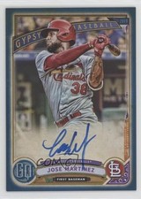 2019 Topps Gypsy Queen Auto Indigo 40/150 Jose Martinez #GQA-JM Auto 0c2