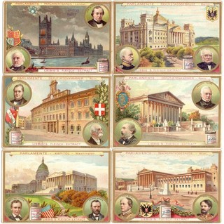 LIEBIG Bilder Serie A 603 "Parlamente"