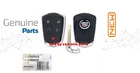 New 2015 2016 Cadillac SRX Remote Key Fob Transmitter 13598528 OEM w/KEY