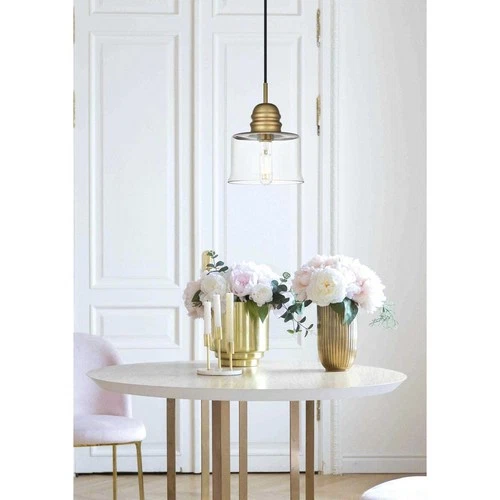 Living District LD2253SG Kenna 1 Light 7 inch Satin Gold Pendant Ceiling Light - Picture 10 of 10