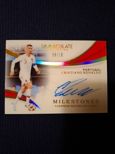 Panini Immaculate 2018-19 Ronaldo R7 auto autograph Milestones 10xx