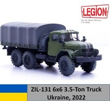 Legion Models 1/72 12064LB, ZIL-131 3.5 Ton Truck, Ukrainian Ground Forces, 2022