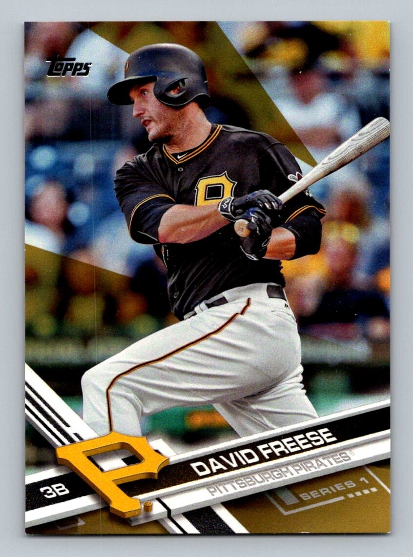 DAVID FREESE /2017 GOLD PARALLEL 2017 TOPPS PIRATES