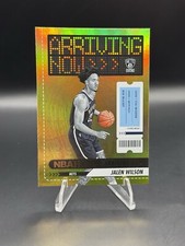 JALEN WILSON 2023-24 NBA Hoops ARRIVING NOW GOLD HOLO ROOKIE Nets #28