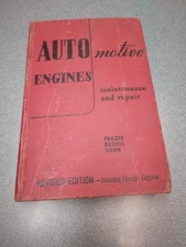 Automotive Engines Maintenance and Repair 1963