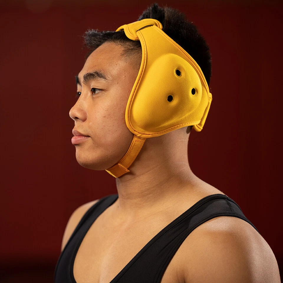 Matman Ultra Soft Wrestling Headgear Ear Guard Head Guard Adult Adjustable Strap - Image 2 of 4